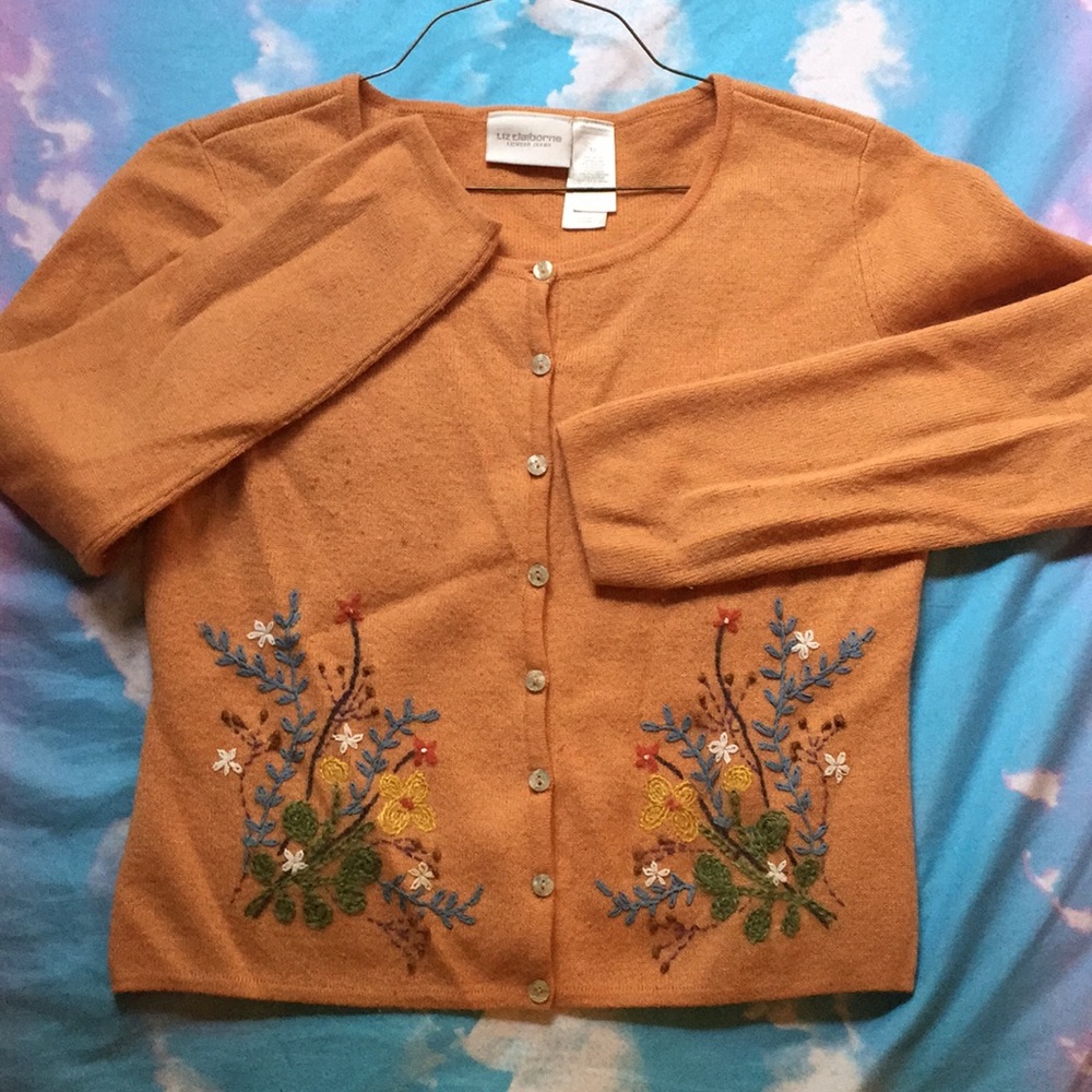 🌼🌸🌼floral stitch sweater